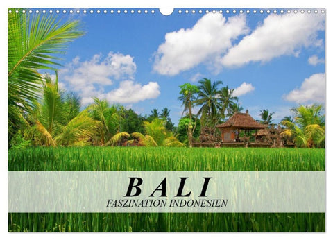 Bali - Faszination Indonesien (Wandkalender 2027 DIN A3 quer), CALVENDO Monatskalender