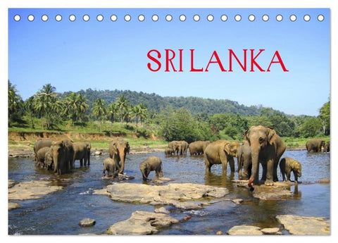 Sri Lanka (Tischkalender 2027 DIN A5 quer), CALVENDO Monatskalender