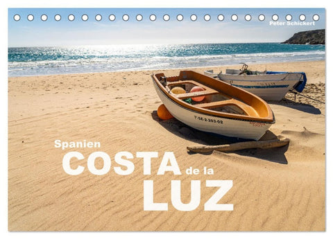 Spanien - Costa de la Luz (Tischkalender 2026 DIN A5 quer), CALVENDO Monatskalender