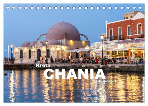 Kreta - Chania (Tischkalender 2026 DIN A5 quer), CALVENDO Monatskalender