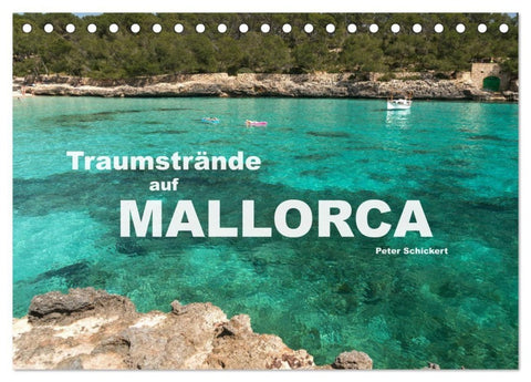 Traumstrände auf Mallorca (Tischkalender 2027 DIN A5 quer), CALVENDO Monatskalender