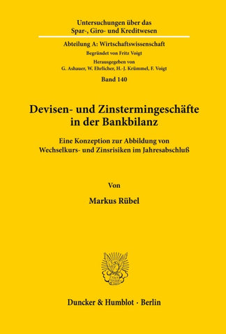 Devisen- und Zinstermingeschäfte in der Bankbilanz.