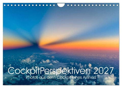 CockpitPerspektiven 2027 (Wandkalender 2027 DIN A4 quer), CALVENDO Monatskalender