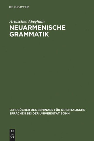 Neuarmenische Grammatik