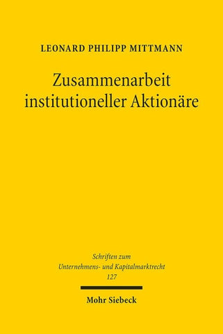Zusammenarbeit institutioneller Aktionäre