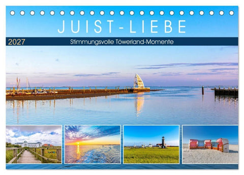 JUIST-LIEBE (Tischkalender 2027 DIN A5 quer), CALVENDO Monatskalender