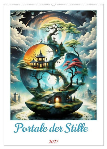 Portale der Stille (Wandkalender 2027 DIN A2 hoch), CALVENDO Monatskalender