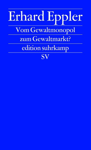 Vom Gewaltmonopol zum Gewaltmarkt?