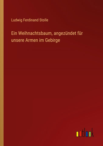 Ein Weihnachtsbaum, angezündet für unsere Armen im Gebirge