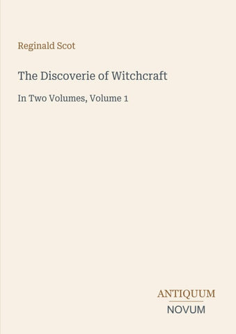 The Discoverie of Witchcraft