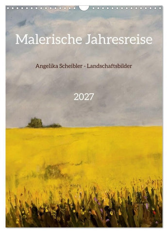 Malerische Jahresreise (Wandkalender 2027 DIN A3 hoch), CALVENDO Monatskalender