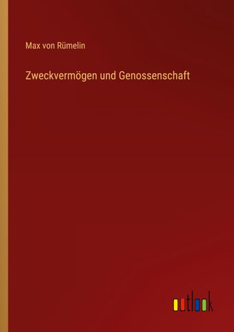 Zweckvermögen und Genossenschaft