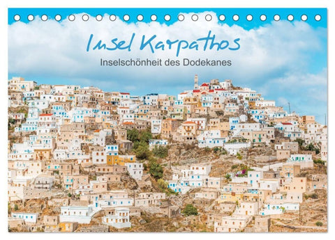 Insel Karpathos - Inselschönheit des Dodekanes (Tischkalender 2027 DIN A5 quer), CALVENDO Monatskalender