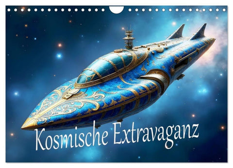 Kosmische Extravaganz (Wandkalender 2027 DIN A4 quer), CALVENDO Monatskalender