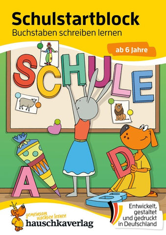 Schulstart-Block ab 6 Jahre – Buchstaben schreiben lernen