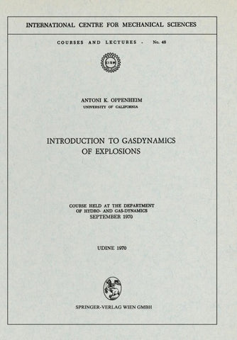 Introduction to Gasdynamics of Explosions
