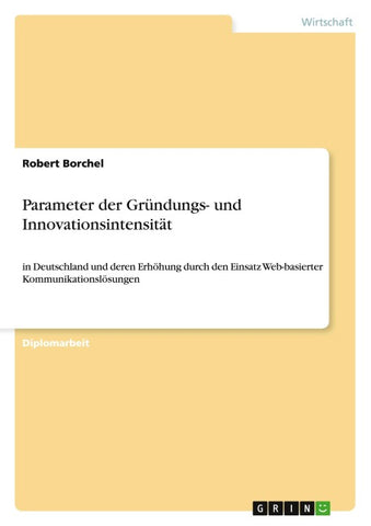 Parameter der Gründungs- und Innovationsintensität