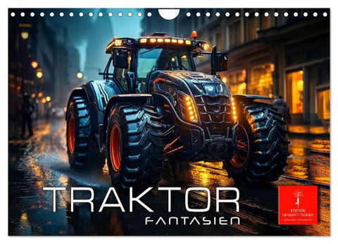 Traktor Fantasien (Wandkalender 2027 DIN A4 quer), CALVENDO Monatskalender