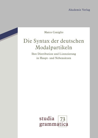 Die Syntax der deutschen Modalpartikeln