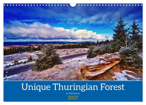Unique Thuringian Forest (Wall Calendar 2027 DIN A3 landscape), CALVENDO 12 Month Wall Calendar