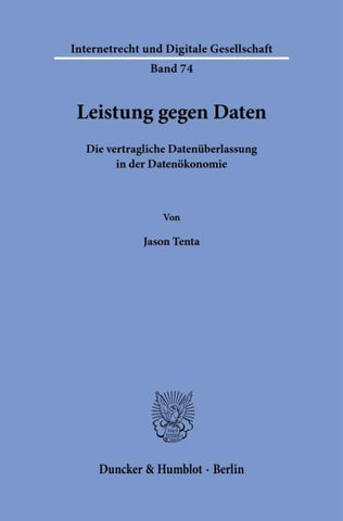 Leistung gegen Daten