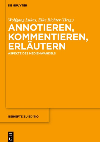 Annotieren, Kommentieren, Erläutern