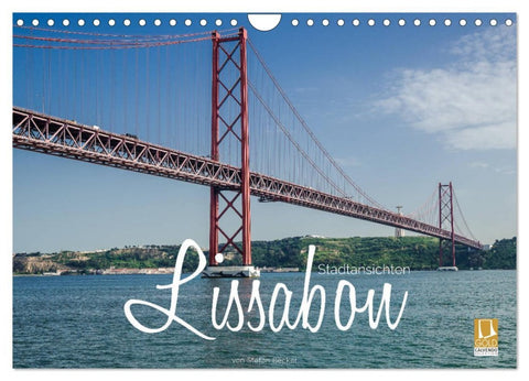 Lissabon Stadtansichten (Wandkalender 2026 DIN A4 quer), CALVENDO Monatskalender