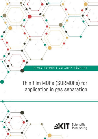 Thin film MOFs (SURMOFs) for application in gas separation