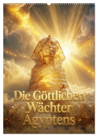 Die Göttlichen Wächter Ägyptens (Wandkalender 2027 DIN A2 hoch), CALVENDO Monatskalender