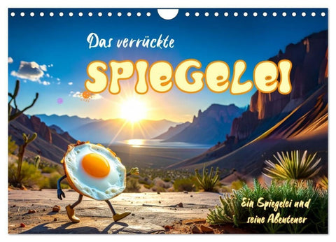 Das verrückte Spiegelei (Wandkalender 2027 DIN A4 quer), CALVENDO Monatskalender
