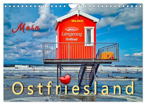 Mein Ostfriesland (Wandkalender 2027 DIN A4 quer), CALVENDO Monatskalender