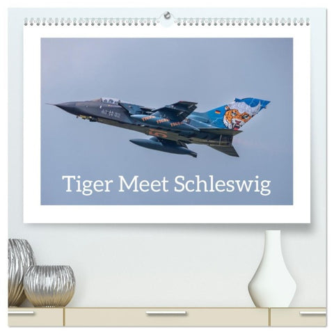 Tiger Meet Schleswig (hochwertiger Premium Wandkalender 2027 DIN A2 quer), Kunstdruck in Hochglanz