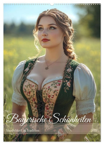 Bayerische Schönheiten (Wandkalender 2027 DIN A2 hoch), CALVENDO Monatskalender