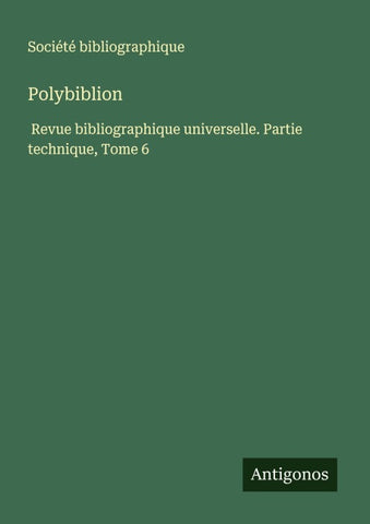 Polybiblion