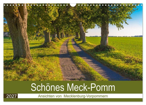 Schönes Meck-Pomm (Wandkalender 2027 DIN A3 quer), CALVENDO Monatskalender