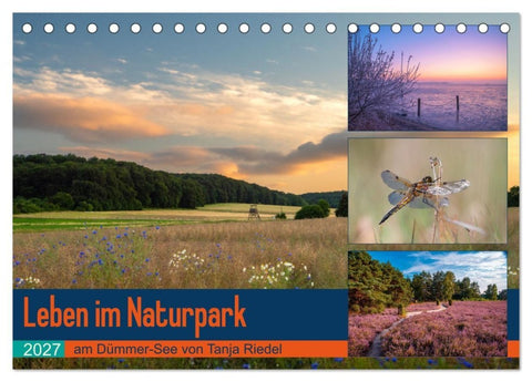 Leben am Naturpark um den Dümmer See (Tischkalender 2027 DIN A5 quer), CALVENDO Monatskalender