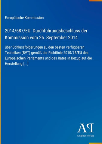 2014/687/EU: Durchführungsbeschluss der Kommission vom 26. September 2014