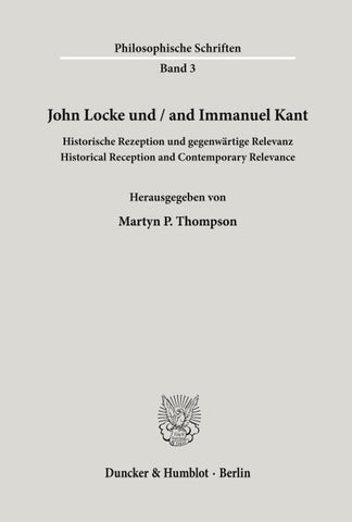 John Locke und / and Immanuel Kant.