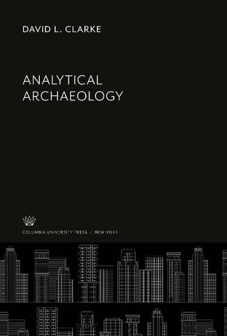 Analytical Archaeology