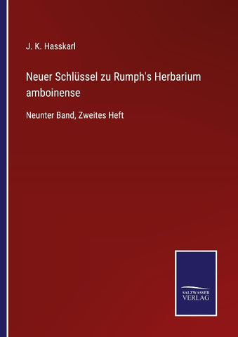 Neuer Schlüssel zu Rumph's Herbarium amboinense