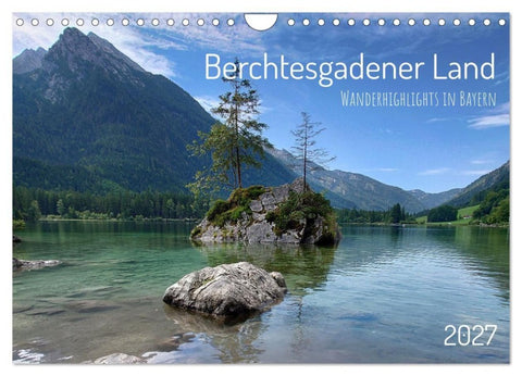 Berchtesgadener Land - Wanderhighlights in Bayern (Wandkalender 2027 DIN A4 quer), CALVENDO Monatskalender