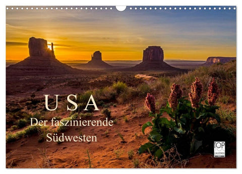 USA Der faszinierende Südwesten (Wandkalender 2026 DIN A3 quer), CALVENDO Monatskalender