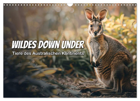 Wildes Down Under: Tiere des Australischen Kontinents (Wandkalender 2027 DIN A3 quer), CALVENDO Monatskalender