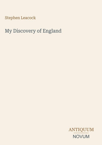 My Discovery of England