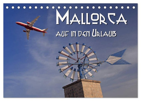 Mallorca - auf in den Urlaub (Tischkalender 2026 DIN A5 quer), CALVENDO Monatskalender