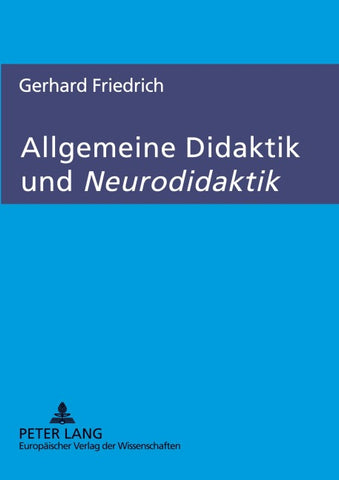 Allgemeine Didaktik und «Neurodidaktik»