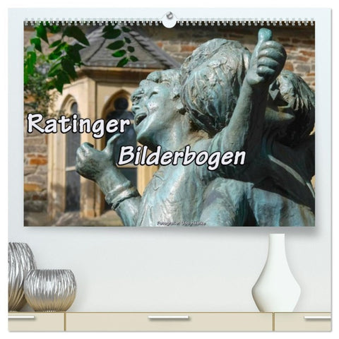 Ratinger Bilderbogen (hochwertiger Premium Wandkalender 2026 DIN A2 quer), Kunstdruck in Hochglanz