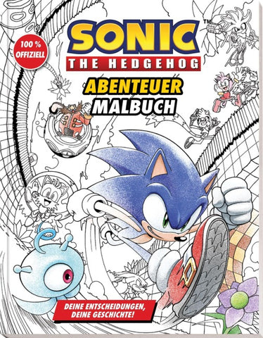 Sonic The Hedgehog: Das offizielle Abenteuer-Malbuch - Deine Entscheidungen, deine Geschichte!