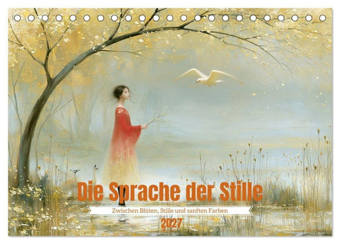 Serein – Die Sprache der Stille (Tischkalender 2027 DIN A5 quer), CALVENDO Monatskalender