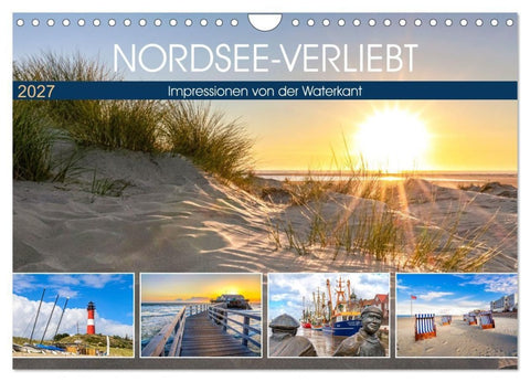 NORDSEE-VERLIEBT (Wandkalender 2027 DIN A4 quer), CALVENDO Monatskalender